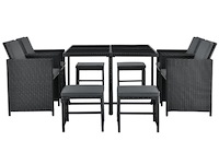 Polyrotan eetset baracoa l - afbeelding 8 van  14