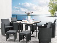 Polyrotan eetset baracoa l - afbeelding 7 van  14