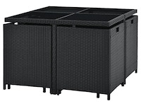 Polyrotan eetset baracoa l - afbeelding 10 van  14