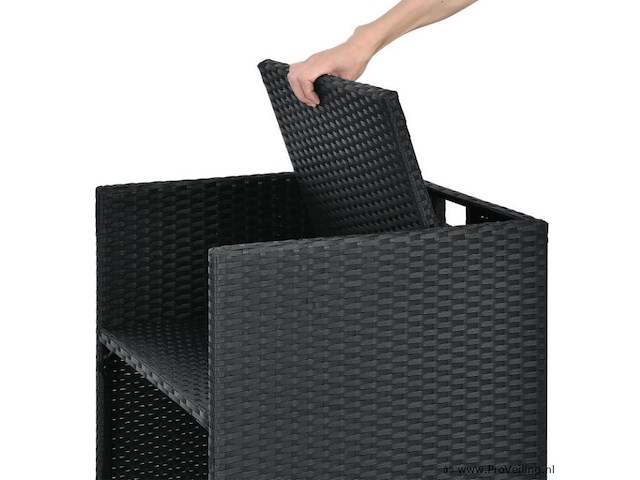 Polyrotan eetset baracoa l - afbeelding 2 van  14