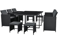 Polyrotan eetset baracoa xl - afbeelding 1 van  4