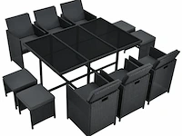 Polyrotan eetset baracoa xl - afbeelding 2 van  4
