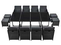 Polyrotan eetset baracoa xxl - afbeelding 4 van  14