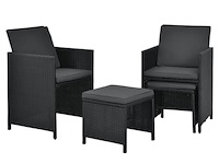 Polyrotan eetset baracoa xxl - afbeelding 12 van  14