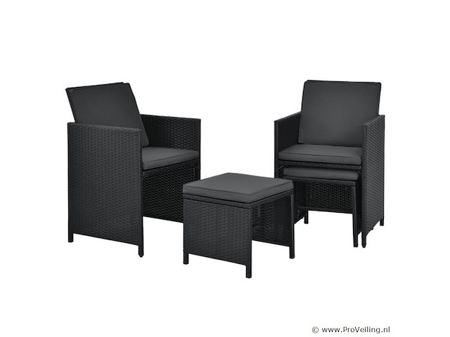 Polyrotan eetset baracoa xxl - afbeelding 12 van  14