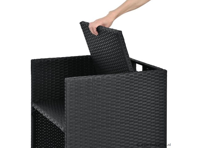 Polyrotan eetset baracoa xxl - afbeelding 14 van  14