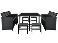 Polyrotan eetset baracoa xxl - afbeelding 6 van  14