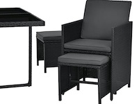 Polyrotan eetset baracoa xxl - afbeelding 8 van  14