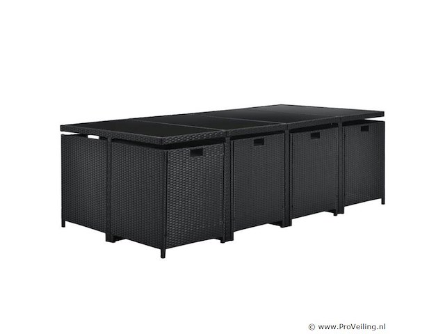 Polyrotan eetset baracoa xxl - afbeelding 10 van  14