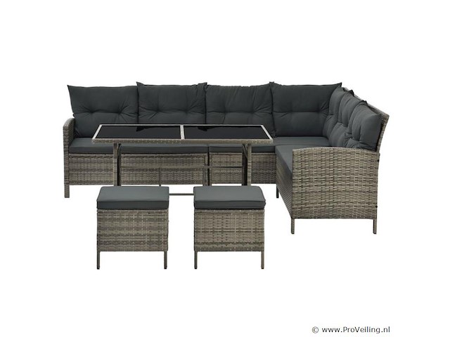 Polyrotan loungeset - afbeelding 1 van  13