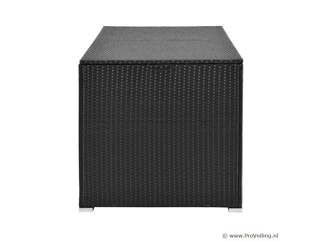 Polyrotan opbergbox ikaria 950 liter zwart - afbeelding 11 van  12