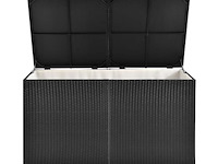 Polyrotan opbergbox ikaria 950 liter zwart - afbeelding 5 van  12