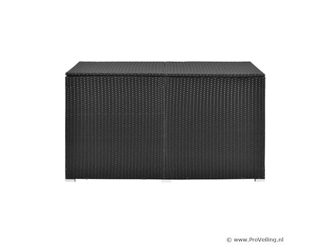 Polyrotan opbergbox ikaria 950 liter zwart - afbeelding 8 van  12