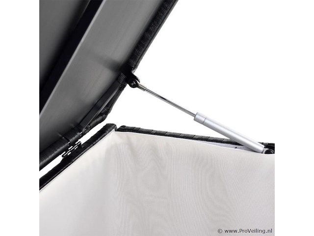 Polyrotan opbergbox ikaria 950 liter zwart - afbeelding 4 van  12