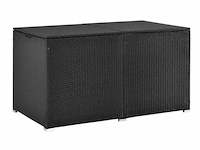 Polyrotan opbergbox ikaria 950 liter zwart - afbeelding 10 van  12