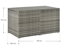 Polyrotan opbergbox ikaria 950 liter - afbeelding 3 van  5