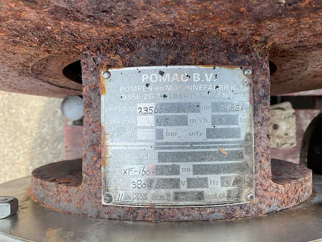 Pomac industriele rvs centrifugaalpompen - afbeelding 3 van  5