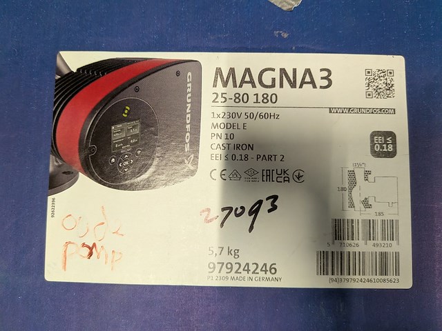 Pomp grundfos, magna 3 - afbeelding 7 van  9