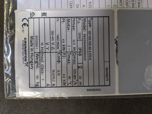 Pomp installatie met schakelkast t.b.v. infra project, grundfos - afbeelding 37 van  93