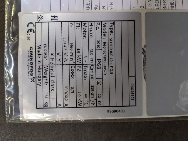 Pomp installatie met schakelkast t.b.v. infra project grundfos - afbeelding 37 van  93