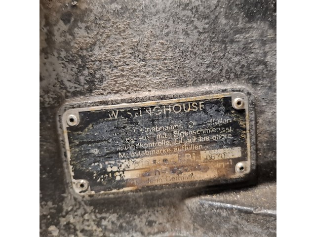 Pomp met vliegwiel 2 cilinder voor 2 v snaren , westinghouse - afbeelding 5 van  10