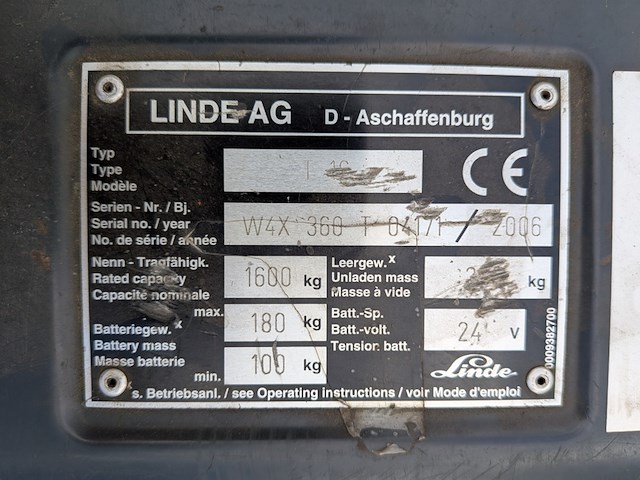 Pompwagen linde, t16 - afbeelding 4 van  15