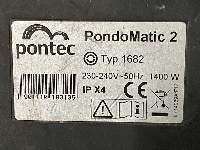 Pondo pondomatic 2 1682 industriële stofzuiger - afbeelding 3 van  3