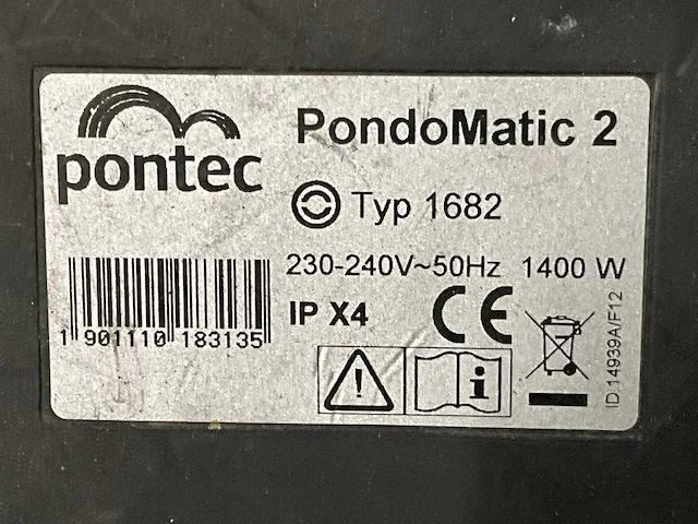 Pondo pondomatic 2 1682 industriële stofzuiger - afbeelding 3 van  3