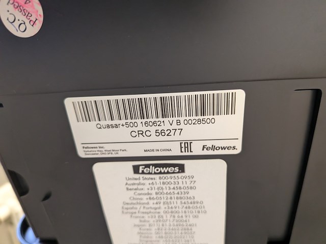 Ponsbindmachine, fellowes, quasar+ 500 - afbeelding 6 van  6