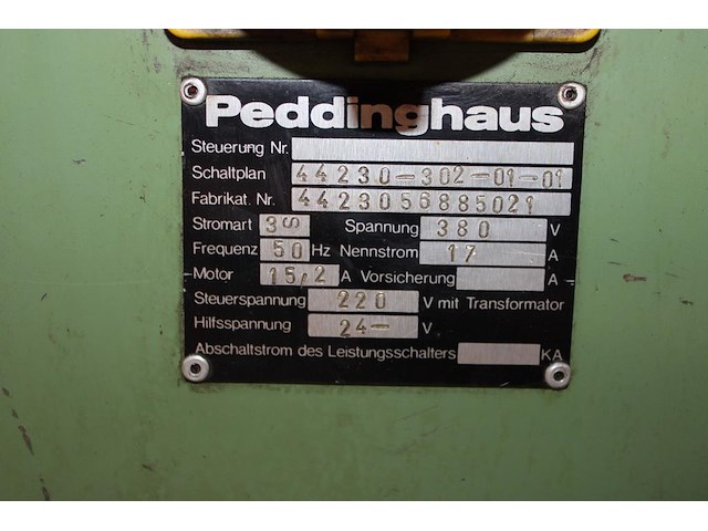 Ponsmachine peddinghaus 60/100h met diverse ponsen. machinenr 4423056885021. - afbeelding 5 van  5