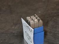 Ponsset. 1 tm 9. zes ontbreekt. 8 mm. - afbeelding 2 van  2