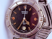 Pontiac 'himalaya' two-tone herenhorloge - afbeelding 1 van  8