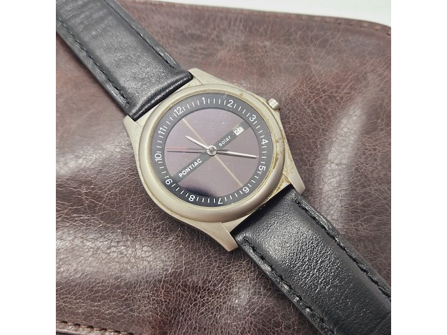 Pontiac solar titanium herenhorloge - afbeelding 2 van  5