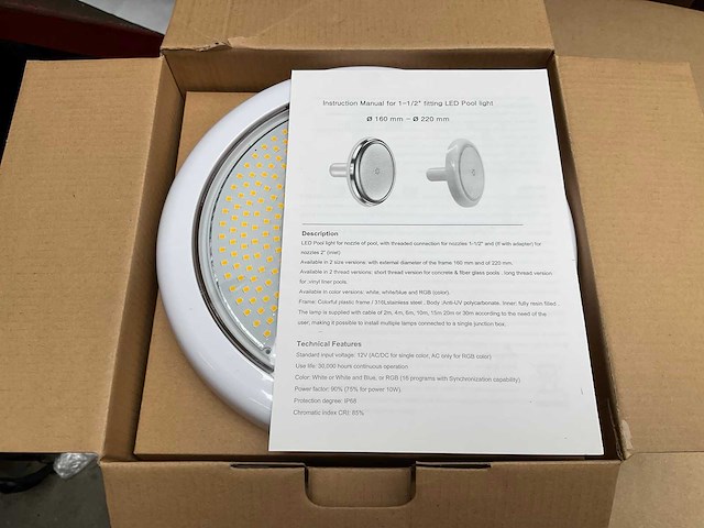 Pool light led rf-yc220tp (8x) - afbeelding 2 van  4