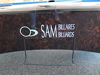 Poolbiljarttafel kimsteel by sam billiards spain met afdeklaken, 2 sets ballen, twee opzettriangels, zes ke... - afbeelding 4 van  6