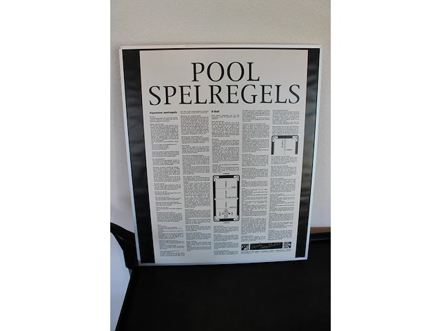 Poolbiljarttafel kimsteel by sam billiards spain met afdeklaken, 2 sets ballen, twee opzettriangels, zes ke... - afbeelding 6 van  6