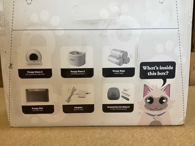 Poopy - nano2 - automatische zelfreinigende kattenbak - afbeelding 3 van  4