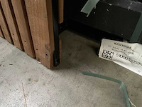 Poort met metalen frame in kozijn - 180x100 cm - afbeelding 2 van  2