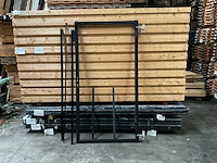 Poortframe met verstelbare scharnieren - 200x100 cm - afbeelding 1 van  7
