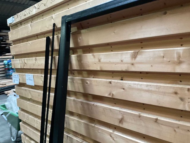 Poortframe met verstelbare scharnieren - 200x100 cm - afbeelding 4 van  7