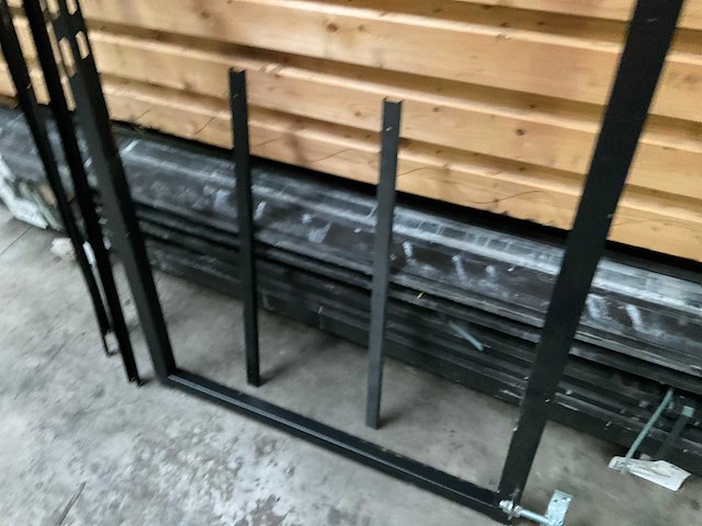 Poortframe met verstelbare scharnieren - 200x100 cm - afbeelding 6 van  7