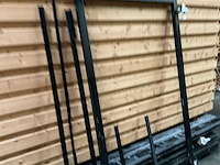 Poortframe met verstelbare scharnieren - 200x100 cm - afbeelding 2 van  7