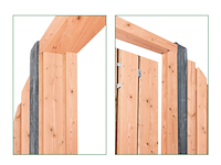Poort/tuindeur 90x190cm, douglas - afbeelding 3 van  3