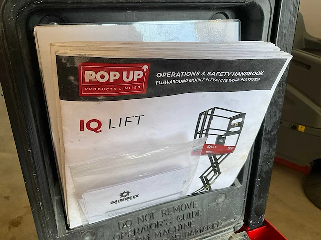 Pop up iq lift pro 10 hoogwerker - afbeelding 3 van  11