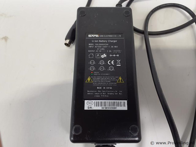 Popal 42v li-ion acculader sslc084v42xh - afbeelding 3 van  3