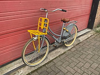 Popal grijs geel fiets - afbeelding 1 van  5