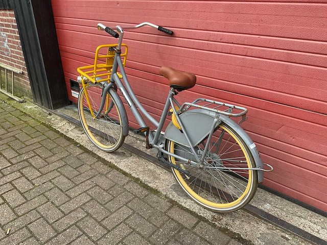 Popal grijs geel fiets - afbeelding 2 van  5