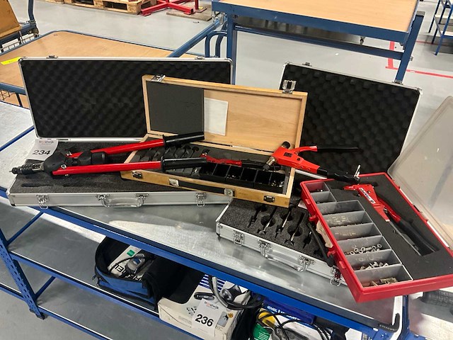 Popnagel-/ blindklinktang (4x) - afbeelding 1 van  5