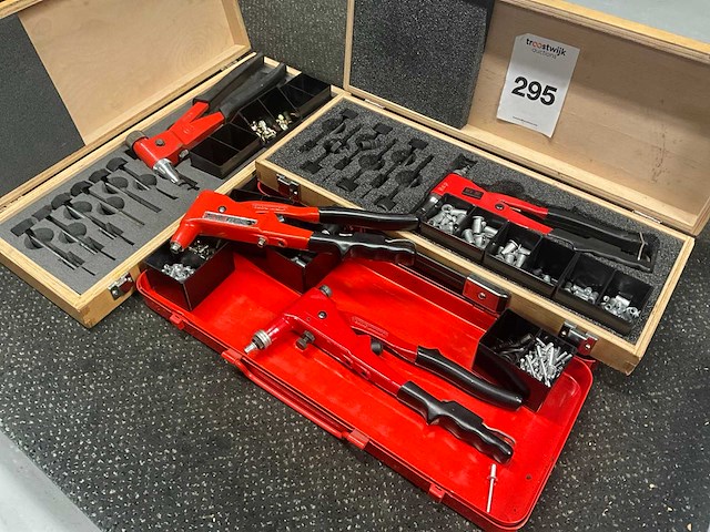 Popnagel-/ blindklinktang (4x) - afbeelding 1 van  5