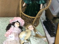 Poppen porcelein 3stuks - afbeelding 1 van  4